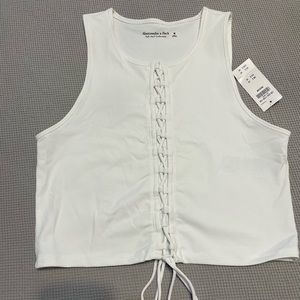 Abercrombie corset crop